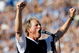 PASADENA, CA - OCTOBER 18: Head coach Rick Neuheisel of the UCLA Bruins celebrates following their victory over the Stanford Cardinal on October 18, 2008 at the Rose Bowl in Pasadena, California. UCLA won 23-20. (Photo by Harry How/Getty Images)