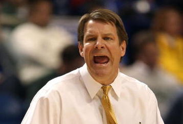 MINNEAPOLIS - MARCH 20:  Head coach Tim Floyd of the USC Trojans reacts as he coaches against the Boston College Eagles during the first round of the NCAA Division I Men's Basketball Tournament at the Hubert H. Humphrey Metrodome on March 20, 2009 in Minneapolis, Minnesota.  (Photo by Jonathan Daniel/Getty Images)