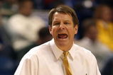 MINNEAPOLIS - MARCH 20:  Head coach Tim Floyd of the USC Trojans reacts as he coaches against the Boston College Eagles during the first round of the NCAA Division I Men's Basketball Tournament at the Hubert H. Humphrey Metrodome on March 20, 2009 in Minneapolis, Minnesota.  (Photo by Jonathan Daniel/Getty Images)