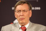 NEW YORK - JULY 15:  Commissioner of Major League Baseball Bud Selig speaks at a press conference before the 79th MLB All-Star Game at Yankee Stadium on July 15, 2008 in the Bronx borough of New York City.  (Photo by Mike Stobe/Getty Images)