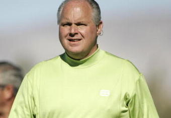 UNITED STATES - JANUARY 21:  Rush Limbaugh during the fourth round of the Bob Hope Chrysler Classic held at The Classic Club in Palm Desert, California on Saturday, January 21, 2006  (Photo by Sam Greenwood/Getty Images)