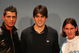 ZURICH, SWITZERLAND - DECEMBER 17: Cristiano Ronaldo (L) of Manchester United and Portugal poses alongside Kaka (C) of AC Milan and Brazil and Lionel Messi of Barcelona and Argentina during the FIFA World Player of The Year Gala 2007 at the Zurich Opera House on December 17, 2007 in Zurich, Switzerland. (Photo by Michael Steele/Getty Images)