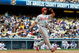LOS ANGELES, CA - JUNE 06: Raul Ibanez #29 of the Philadelphia Phillies bats against the Los Angeles Dodgers at Dodger Stadium on June 6, 2009 in Los Angeles, California. The Dodgers defeated the Phillies 3-2 in 12 innings. (Photo by Jeff Gross/Getty Images)
