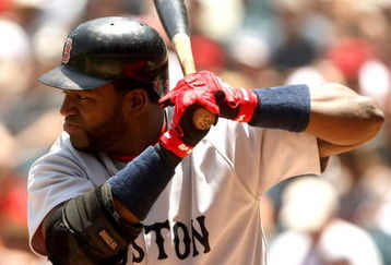 ANAHEIM, CA - MAY 14:  David Ortiz #34 of the Boston Red Sox bats against  the Los Angeles Angels of Anaheim on May 14, 2009 at Angel Stadium in Anaheim, California.  The Angels won 5-4 in 12 innings.  (Photo by Stephen Dunn/Getty Images)