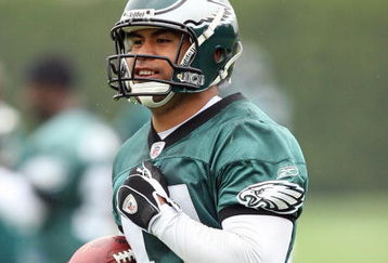 PHILADELPHIA - MAY 1: Running back Marcus Mailei #41 of the Philadelphia Eagles practices during minicamp at the NovaCare Complex on May 1, 2009 in Philadelphia, Pennsylvania. (Photo by Hunter Martin/Getty Images)