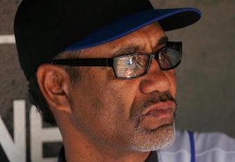 SAN FRANCISCO - MAY 16:  Manager Jerry Manuel #53 of the New York Mets sits in the dugout during their game against the San Francisco Giants at AT&T Park on May 16, 2009 in San Francisco, California.  The Mets won 9-6.  (Photo by Ezra Shaw/Getty Images)