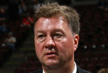 OTTAWA, ON - JUNE 21: Mike Gillis of the Vancouver Canucks photographed during the 2008 NHL Entry Draft at Scotiabank Place on June 21, 2008 in Ottawa, Ontario, Canada. (Photo by Bruce Bennett/Getty Images)