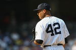 NEW YORK - JUNE 07:  Mariano Rivera #42 of the New York Yankees waits to pitch against the Tampa Bay Rays during their game on June 7, 2009 at Yankee Stadium in the Bronx borough of New York City.  (Photo by Chris McGrath/Getty Images)