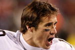 ORCHARD PARK, NY - NOVEMBER 17:  Brady Quinn #10  of the Cleveland Browns talks to his players on the sidelines during NFL action against the Buffalo Bills on November 17, 2008 at Ralph Wilson Stadium in Orchard Park, New York.  (Photo by Rick Stewart/Getty Images)