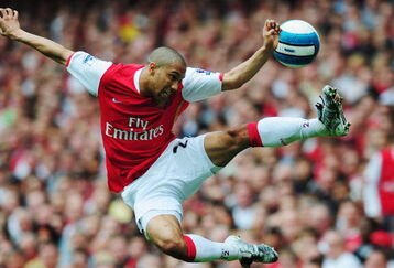 LONDON - MAY 04:  Gael Clichy of Arsenal in action during the Barclays Premier League match between Arsenal and Everton at the Emirates Stadium on May 4, 2008 in London, England.  (Photo by Shaun Botterill/Getty Images)