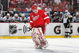 DETROIT - JUNE 12: Goaltender Chris Osgood #30 of the Detroit Red Wings skates down the ice against the Pittsburgh Penguins during Game Seven of the 2009 NHL Stanley Cup Finals at Joe Louis Arena on June 12, 2009 in Detroit, Michigan. (Photo by Bruce Bennett/Getty Images)