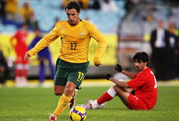 SYDNEY, AUSTRALIA - JUNE 10:  Scott McDonald of the Socceroos closes in on goal during the 2010 FIFA World Cup Asian qualifying match between the Australian Socceroos and Bahrain at ANZ Stadium on June 10, 2009 in Sydney, Australia.  (Photo by Mark Nolan/Getty Images)