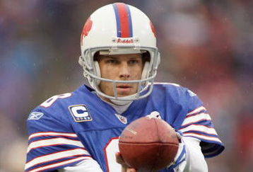 ORCHARD PARK - NOVEMBER 30:  Brian Moorman #8 of the Buffalo Bills punts the ball during the game against the San Francisco 49ers on November 30, 2008 at Ralph Wilson Stadium in Orchard Park, New York. (Photo by: Rick Stewart/Getty Images)