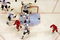 DETROIT - JUNE 12:  Jordan Staal #11, Maxime Talbot #25, Rob Scuderi #4 and Marc-Andre Fleury #29 of the Pittsburgh Penguins celebrate after defeating the Detroit Red Wings by a score of 2-1 to win Game Seven and the 2009 NHL Stanley Cup Finals at Joe Louis Arena on June 12, 2009 in Detroit, Michigan.  (Photo by Jim McIsaac/Getty Images)