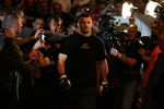 MANCHESTER, UNITED KINGDOM - APRIL 21: A pensive Mirko Cro Cop of Croatia walks to the octagon before fighting Gabriel Gonzaga of USA in a Heavyweight bout of the Ultimate Fighting Championship at the Manchester Evening News Arena on April 21, 2007 in Manchester, England. (Photo by Gary M. Prior/Getty Images)