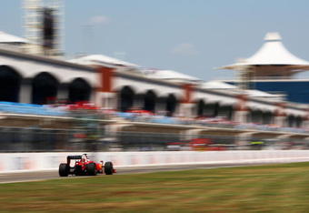 ISTANBUL, TURKEY - JUNE 06:  Kimi Raikkonen of Finland and Ferrari drives during qualifying for the Turkish Formula One Grand Prix at Istanbul Park on June 6, 2009, in Istanbul, Turkey.  (Photo by Clive Mason/Getty Images)