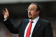 LONDON, ENGLAND - MAY 09:  Liverpool manager Rafael Benitez directs his team during the Barclays Premier League match between West Ham United and Liverpool at Upton Park on May 9, 2009 in London, England.  (Photo by Shaun Botterill/Getty Images)