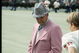 Coach Bear Bryant of the Alabama Crimson Tide watches his players during a game.