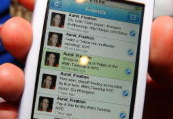 NEW YORK - APRIL 15:  A general view of the iPhone application for NHL tweetup website named Tweetie during the NHL Playoff Kickoff Party on April 15, 2009 at NHL Powered by Reebok Store in Manhattan. New York  (Photo by Mike Stobe/Getty Images for the NHL)