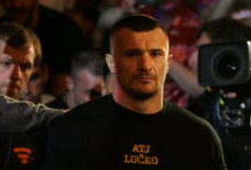 MANCHESTER, UNITED KINGDOM - APRIL 21: A pensive Mirko Cro Cop of Croatia walks to the octagon before fighting Gabriel Gonzaga of USA in a Heavyweight bout of the Ultimate Fighting Championship at the Manchester Evening News Arena on April 21, 2007 in Manchester, England. (Photo by Gary M. Prior/Getty Images)