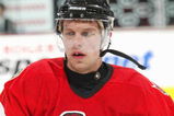 OTTAWA, CANADA - DECEMBER 17: Brian McGrattan #16 of the Ottawa Senators looks on during the game against the Toronto Maple Leafs  on December 17, 2005 at the Corel Centre in Ottawa, Canada. The Senators defeated the Maple Leafs 8-2. (Photo by: Phillip MacCallum/Getty Images)