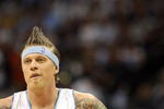 DENVER - MAY 29:  Chris Andersen #11 of the Denver Nuggets looks on against the Los Angeles Lakers in Game Six of the Western Conference Finals during the 2009 NBA Playoffs at Pepsi Center on May 29, 2009 in Denver, Colorado. NOTE TO USER: User expressly acknowledges and agrees that, by downloading and or using this photograph, User is consenting to the terms and conditions of the Getty Images License Agreement.  (Photo by Jed Jacobsohn/Getty Images)