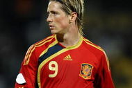 RUSTENBURG, SOUTH AFRICA - JUNE 14:  Fernando Torres of Spain looks on during the FIFA Confederations Cup match between New Zealand and Spain at Royal Bafokeng Stadium on June 14, 2009 in Rustenburg, South Africa. Spain won the match 5-0.  (Photo by Jasper Juinen/Getty Images)