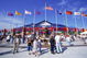15 Jun 2000: A general view of the exterior taken during the College World Series at the Resenblatt Stadium in Omaha, Nebraska. Mandatory Credit: Andy Lyons  /Allsport