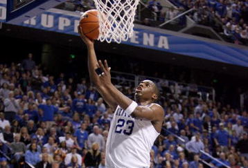 LEXINGTON, KY - FEBRUARY 28:  Jodie Meeks #23 of the Kentucky Wildcats shoots the ball during the SEC game against the LSU Tigers at Rupp Arena on February 28, 2009 in Lexington, Kentucky.  LSU won 73-70.  (Photo by Andy Lyons/Getty Images)