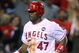 ANAHEIM, CA - MAY 08: Howie Kendrick #47 of the Los Angeles Angels of Anaheim runs home to score on his two RBI inside the park home run in the sixth inning against the Kansas City Royals on May 8, 2009 at Angel Stadium in Anaheim, California. (Photo by Stephen Dunn/Getty Images)