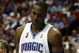ORLANDO, FL - JUNE 14:  Dwight Howard #12 of the Orlando Magic looks down in the fourth quarter as the Magic trail the Los Angeles Lakers in Game Five of the 2009 NBA Finals on June 14, 2009 at Amway Arena in Orlando, Florida.  NOTE TO USER:  User expressly acknowledges and agrees that, by downloading and or using this photograph, User is consenting to the terms and conditions of the Getty Images License Agreement.  (Photo by Elsa/Getty Images)