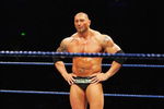 SYDNEY, AUSTRALIA - JUNE 15:  Batista stands in the ring during WWE Smackdown at Acer Arena on June 15, 2008 in Sydney, Australia.  (Photo by Gaye Gerard/Getty Images)