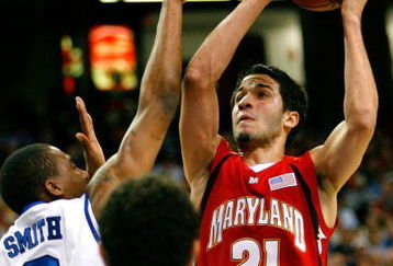 ATLANTA - MARCH 14:  Greivis Vasquez #21 of the Maryland Terrapins drives against Nolan Smith #2 of the Duke Blue Devils during the semifinals of the 2009 ACC Men's Basketball Tournament on March 14, 2009 at the Georgia Dome in Atlanta, Georgia.  (Photo by Kevin C. Cox/Getty Images)