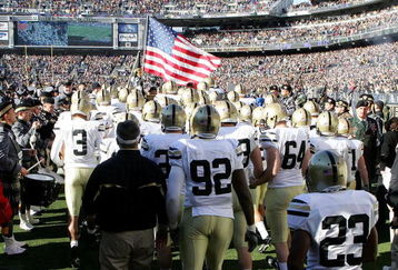 BALTIMORE - DECEMBER 1: The Army Black Knights take the field against the Navy Midshipmen during the 108th Navy v Army football game at M&T Bank Stadium December 1, 2007 in Baltimore, Maryland.  (Photo by Jim McIsaac/Getty Images)