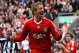 LIVERPOOL, UNITED KINGDOM - MAY 03:  Lucas of Liverpool celebrates scoreing his team's third goal during the Barclays Premier League match between Liverpool and Newcastle United at Anfield on May 3, 2009 in Liverpool, England.  (Photo by Alex Livesey/Getty Images)