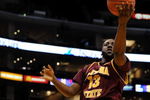 LOS ANGELES, CA - MARCH 13:  Guard James Harden #13 of the Arizona State Sun Devils goes up for a shot against the Washington Huskies in the Pacific Life Pac-10 Men's Basketball Tournament at the Staples Center on March 13, 2009 in Los Angeles, California.  (Photo by Harry How/Getty Images)