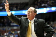 ANAHEIM, CA - MARCH 20:  Howland of the UCLA Bruins signals to the team during the West Region first round of the NCAA Basketball Tournament against the Mississippi Valley State Delta Devils Ben at the Honda Center on March 20, 2008 in Anaheim, California.  (Photo by Lisa Blumenfeld/Getty Images)