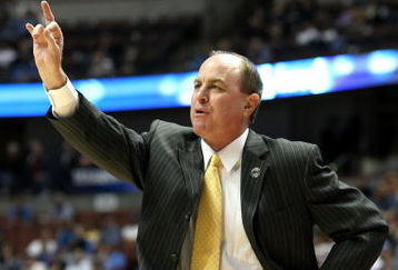 ANAHEIM, CA - MARCH 20:  Howland of the UCLA Bruins signals to the team during the West Region first round of the NCAA Basketball Tournament against the Mississippi Valley State Delta Devils Ben at the Honda Center on March 20, 2008 in Anaheim, California.  (Photo by Lisa Blumenfeld/Getty Images)