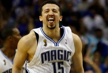 ORLANDO, FL - JUNE 11:  Hedo Turkoglu #15 of the Orlando Magic reacts in the final minute of the fourth quarter in Game Four of the 2009 NBA Finals against the Los Angeles Lakers on June 11, 2009 at Amway Arena in Orlando, Florida.  NOTE TO USER:  User expressly acknowledges and agrees that, by downloading and or using this photograph, User is consenting to the terms and conditions of the Getty Images License Agreement.  (Photo by Chris Graythen/Getty Images)
