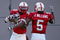 RALEIGH, NC - OCTOBER 27:  Teammates Jarvis Williams #5 and Donald Bowens #80 of the North Carolina State Wolfpack celebrate after Bowens' touchdown against the Virginia Cavaliers during their game at Carter-Finley Stadium October 27, 2007 in Raleigh, North Carolina.  (Photo by Streeter Lecka/Getty Images)