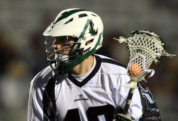 UNIONDALE, NY - MAY 21:  Matt Danowski #40 of the Long Island Lizards controls the ball against the Washington Bayhawks during their Major League Lacrosse game on May 21, 2009 at Shuart Stadium in Uniondale, New York.  Washington defeated Long Island 14-13 in overtime.  (Photo by Jim McIsaac/Getty Images)