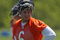 LAKE FOREST, IL - MAY 20: Jay Cutler #6 of the Chicago Bears watches during an organized team activity (OTA) practice on May 20, 2009 at Halas Hall in Lake Forest, Illinois. (Photo by Jonathan Daniel/Getty Images)
