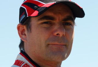 BROOKLYN, MI - JUNE 12: Jeff Gordon, driver of the #24 DuPont/National guard Chevrolet, during practice for the NASCAR Sprint Cup Series LifeLock 400 at Michigan International Speedway on June 12, 2009 in Brooklyn, Michigan.  (Photo by Geoff Burke/Getty Images for NASCAR)