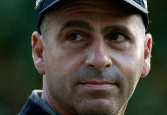 AUGUSTA, GA - APRIL 10:  Rocco Mediate walks across a green during the second round of the 2009 Masters Tournament at Augusta National Golf Club on April 10, 2009 in Augusta, Georgia.  (Photo by Jamie Squire/Getty Images)