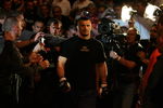 MANCHESTER, UNITED KINGDOM - APRIL 21: A pensive Mirko Cro Cop of Croatia walks to the octagon before fighting Gabriel Gonzaga of USA in a Heavyweight bout of the Ultimate Fighting Championship at the Manchester Evening News Arena on April 21, 2007 in Manchester, England. (Photo by Gary M. Prior/Getty Images)