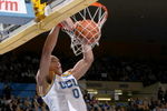 WESTWOOD, CA - FEBRUARY 4:  Drew Gordon #0 of the UCLA Bruins dunks against the USC Trojans on February 4, 2009 at Pauley Pavillion in Westwood, California.   UCLA won 76-60.   (Photo by Stephen Dunn/Getty Images)