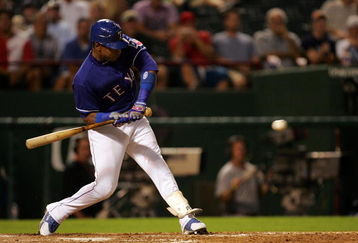 ARLINGTON, TX - AUGUST 6:  Sammy Sosa #21 of the Texas Rangers at bat against the Oakland Athletics at Rangers Ballpark August 6, 2007 in Arlington, Texas.  (Photo by RonaldMartinez/Getty Images)