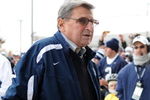 STATE COLLEGE - NOVEMBER 22:  Joe Paterno head coach of the Penn State Nittany Lions walks off the bus prior to the game against the Michigan State Spartans on November 22, 2008 at Beaver Stadium in State College, Pennsylvania.  (Photo by Joe Sargent/Getty Images)