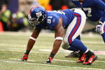 EAST RUTHERFORD, NJ - NOVEMBER 16:  Justin Tuck #91 of the New York Giants of the Baltimore Ravens during their game on November 16, 2008 at Giants Stadium in East Rutherford, New Jersey.  (Photo by Al Bello/Getty Images)