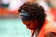 PARIS - JUNE 03:  Serena Williams of USA feels the pressure during the Women's Singles Quarter Final match against Svetlana Kuznetsova of Russia on day eleven of the French Open at Roland Garros on June 3, 2009 in Paris, France.  (Photo by Clive Brunskill/Getty Images)